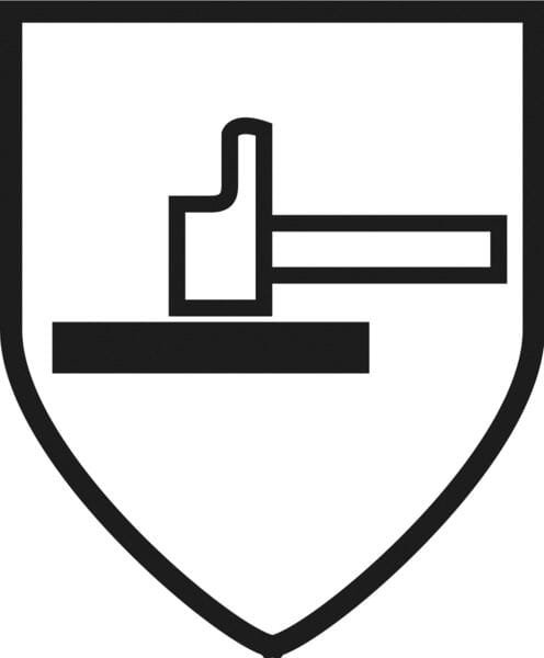 Darbo pirštinės Showa OptiGrip, melsvos ir pilkos, nailono ir poliesterio, 25 cm, dydis 7/S, HS3417 - Image 3