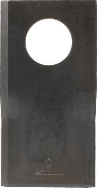 Dešinysis šienapjovės peilis (RH), 94 × 48 × 3 mm, skylė Ø23 mm, tinka Mörtl, 25 vnt., T673RKR