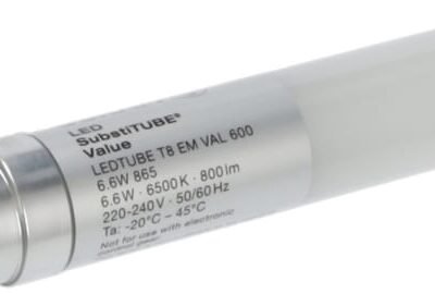 LED lempa-vamzdis 6.6W 865, dėžė 10 vnt T8EMV600865G1P10