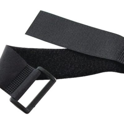 Kabliuko ir kilpos dirželis 100mm juodas, nailoninis, maks. Ø32.3mm Kramp TCS4