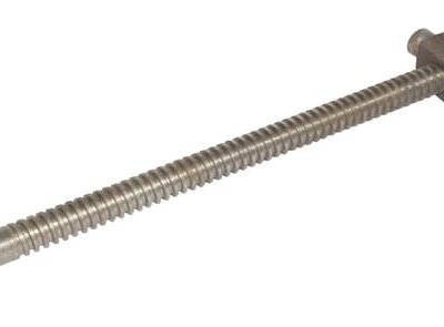 Trapecinis srieginis velenas 30x8x450mm, plieninis, Kramp TS30450