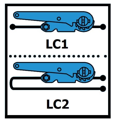 Ratchet strap Type 50, 25kN 15m Kramp 15 m x 50 mm – TS20150E - Image 3