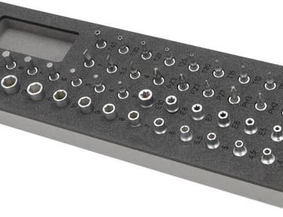 Galvučių rinkinys 1/4", 43 vnt. TT800101