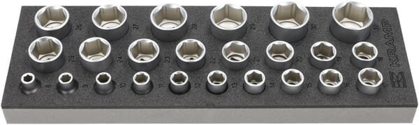 Galvučių rinkinys 1/2", 24 vnt. TT800501 - Image 2