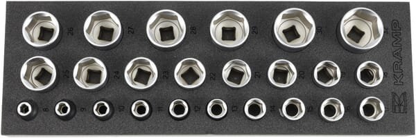 Galvučių rinkinys 1/2", 24 vnt. TT800501 - Image 3