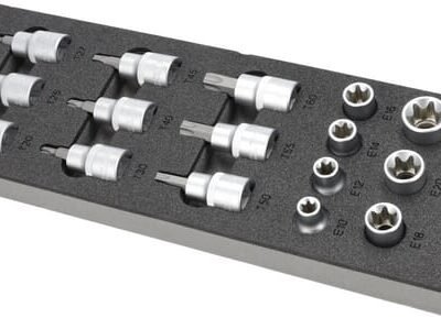 Torx galvučių rinkinys 1/2", 16 vnt. TT800503