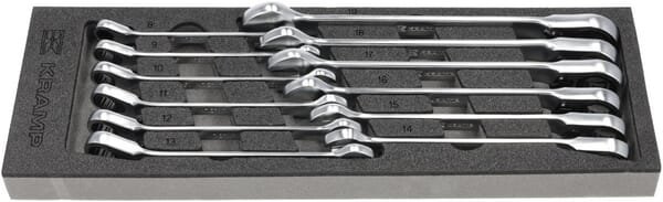 Kombinuotų terkšlinių veržliarakčių rinkinys, 12 vnt. TT802501 - Image 2