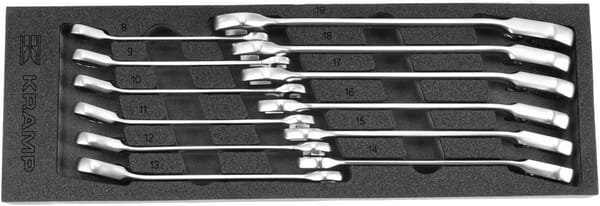 Kombinuotų terkšlinių veržliarakčių rinkinys, 12 vnt. TT802501 - Image 3