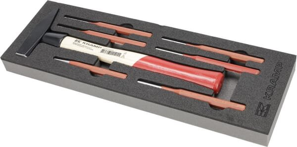 Plaktuko ir išmušėjų rinkinys, 7 vnt. TT807001