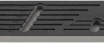 Poroloninis įdėklas atvirų veržliarakčių rinkiniui, 9 vnt. TT851001