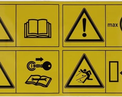 Įspėjamasis lipdukas – kombinacija VF16648006