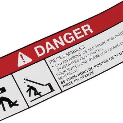 Įspėjamasis lipdukas VF16661761