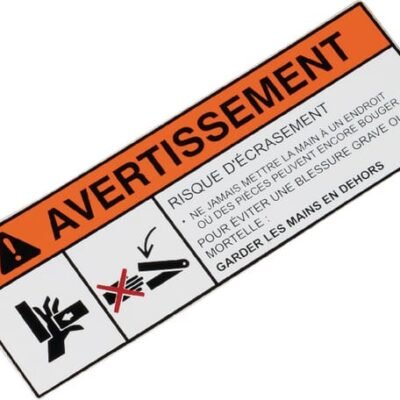 Įspėjamasis lipdukas VF16661769