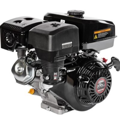 Loncin G270F-C benzininis variklis 270 cm³ – horizontalus velenas 25,4 mm (1”) × 88 mm