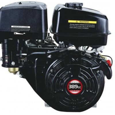 Loncin G390F-A benzininis variklis 389 cm³ – horizontalus velenas 25 mm × 60 mm