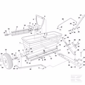 Tempiamas barstytuvas Agri-Fab 450288 80 kg 450288 - Image 6