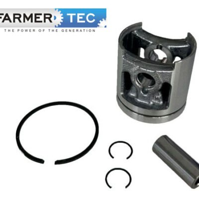 Stūmoklio komplektas STIHL MS182 / MS182C FARMERTEC, Ø39 mm, žiedo storis 1,2 mm, stūmoklio pirštas 10x25 mm