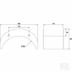 Sieninės žarnos laikiklis BIG AKS11369 - Image 2