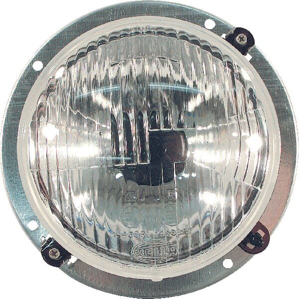 Headlight round, 12V, transparent, diameter 180mm, Hella 1A3003370041 - Image 2