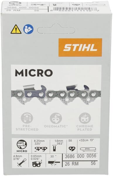 Pjūklo grandinė 26 RM Rapid Micro Stihl 36860000056 - Image 3
