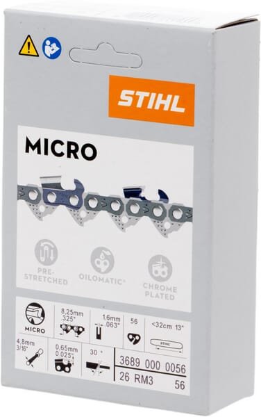 Pjūklo grandinė 26 RM3 Rapid Micro Stihl 36890000056