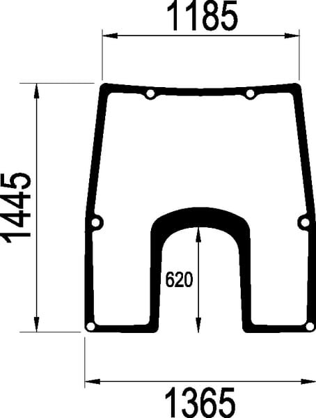 Windscreen Kramp L166875N - Image 2