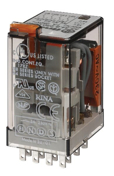 Relė 4-P 110V/AC Finder – 553481100050 - Image 9