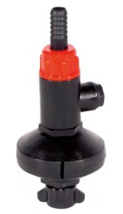 Bako skalavimo purkštukas, d.4, 13 mm hose tail, juodas Polmac – 6340839N - Image 4
