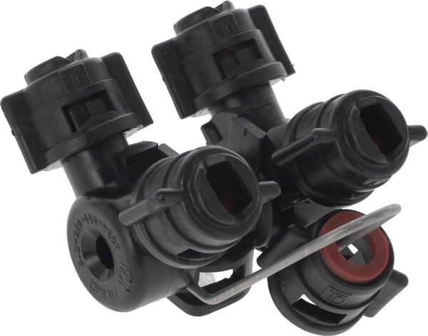Purkštuko laikiklis, 4 way, 2 Žarna tails, RAU system Unia – 6500405507022000A - Image 2