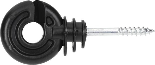 Juodas žiedinis izoliatorius, varžto ilgis 40 mm skersmuo 5.3 mm 25 vnt. Farma – 705001FA - Image 4