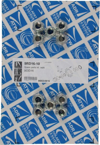 Rato veržlių komplektas M16x1.50 plienas ADR – 9RD1610 - Image 3