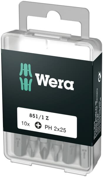 Antgaliai PH 2×25 (10 vnt.) Wera SC8511ZPH2DIY - Image 4